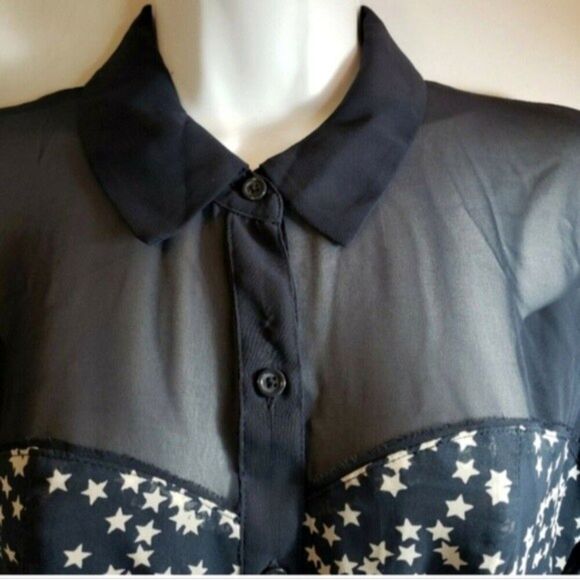 5/$55 Princess Vera Wang stars dress - sheer, lined - NWT - 4th of July - 11 - Picture 4 of 10